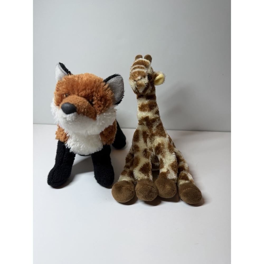Fox And Giraffe Plush Toy Bundle Boy Girls Adults
